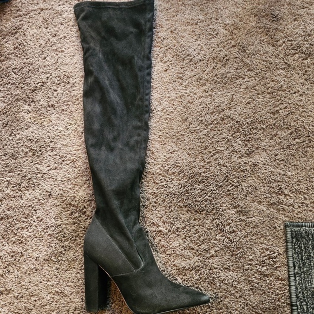 Guess Black Over the Knee Boots